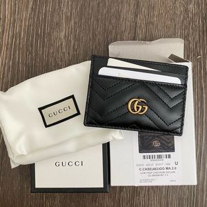 Gucci Matalasse Leather Card Case